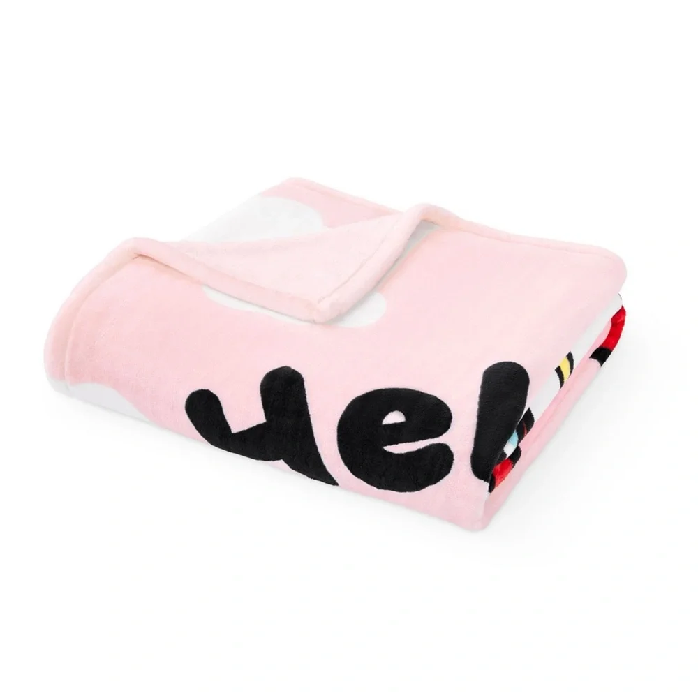 New hello kitty blanket valentines theme